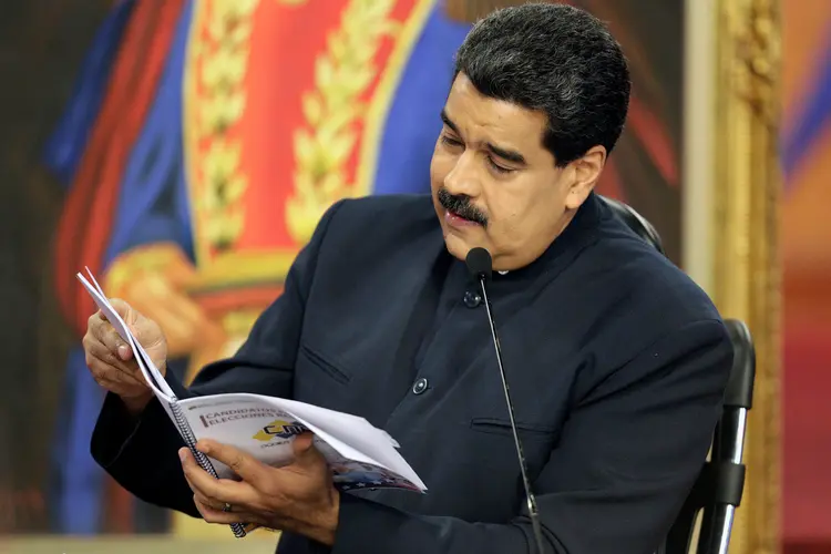 Maduro: "Nos preocupam as crescentes conexões entre os membros do regime de Maduro e as organizações estabelecidades de narcotraficantes" (Marco Bello/Reuters)