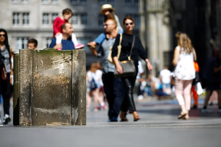 Cidades alemãs reforçaram a segurança depois do ataque com uma van que matou 13 pessoas na semana passada em Barcelona (Wolfgang Rattay/Reuters)