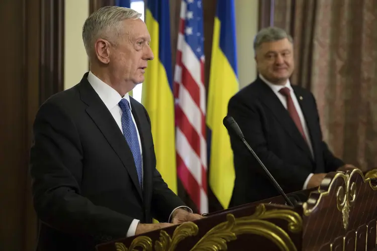 James Mattis: "continuaremos dando ajuda em seu esforço para defender seu país, para defender o povo da Ucrânia" (Mikhail Palinchak/Reuters)