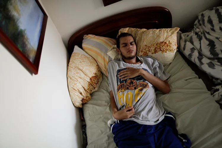 Jesus Ibarra: o estudante de engenharia foi ferido durante protesto (Ueslei Marcelino/Reuters)