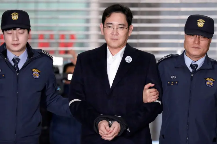 Lee Jae-yong: foi condenado por corrupção, desvio de fundos, ocultação de ativos no estrangeiro e perjúrio (Kim Hong-Ji/Reuters)