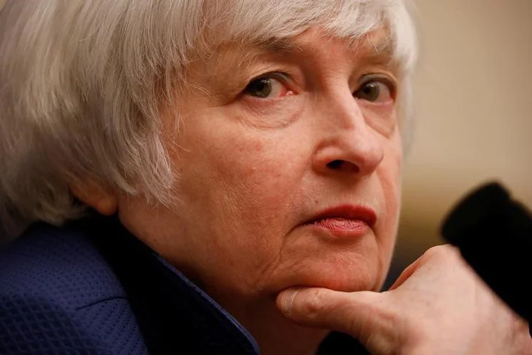 Yellen: ela foi nomeada para seu primeiro mandato em 2014 pelo ex-presidente Barack Obama (Aaron P. Bernstein/Reuters)