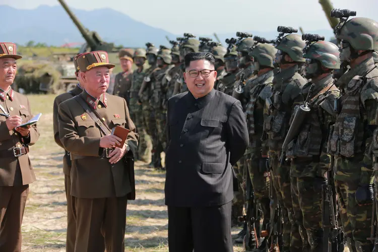 Kim Jong Un, líder da Coreia do norte (KCNA/Reuters)