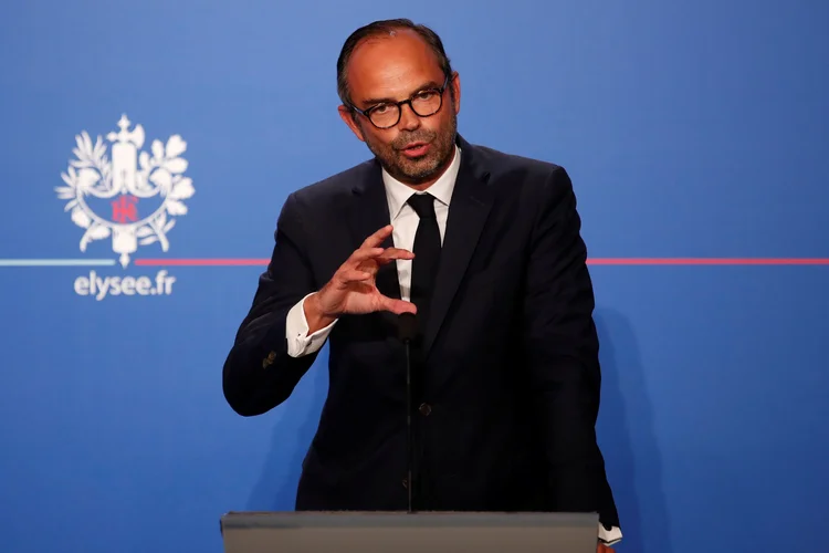 Edouard Philippe: a reforma é um das prioridades de Macron para reativar o emprego no país (Christian Hartmann/Reuters)