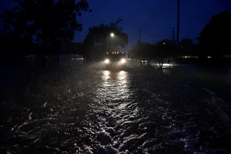 Enchentes: Houston é a cidade mais atingida pelas catastróficas inundações na passagem de Harvey (Nick Oxford/Reuters)