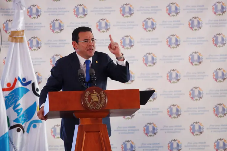 Jimmy Morales, presidente da Guatemala (Jose Cabezas/Reuters)