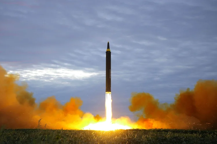 Míssil: Conselho de Segurança das Nações Unidas condenou lançamento (KCNA/via REUTERS/Reuters)
