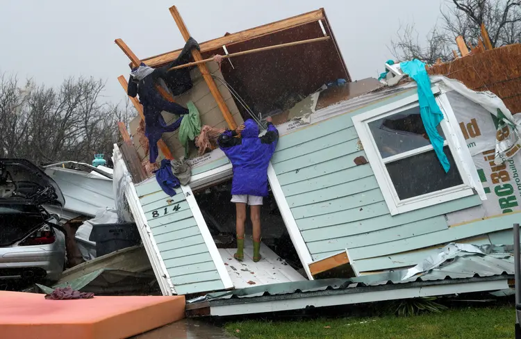 Furacão Harvey: em Houston, mais de 32.000 pessoas se encontram hospedadas em refúgios temporários (Rick Wilking/Reuters)