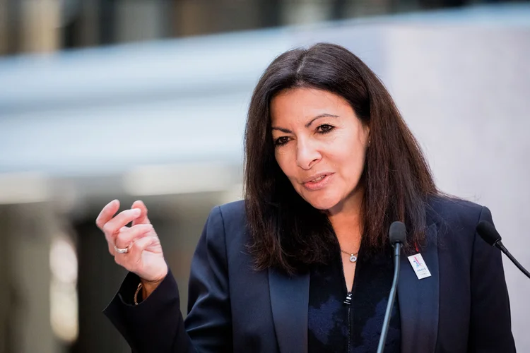 Anne Hidalgo, sobre o ataque em Barcelona: "os parisienses estão a seu lado" (Christophe Morin/Bloomberg)