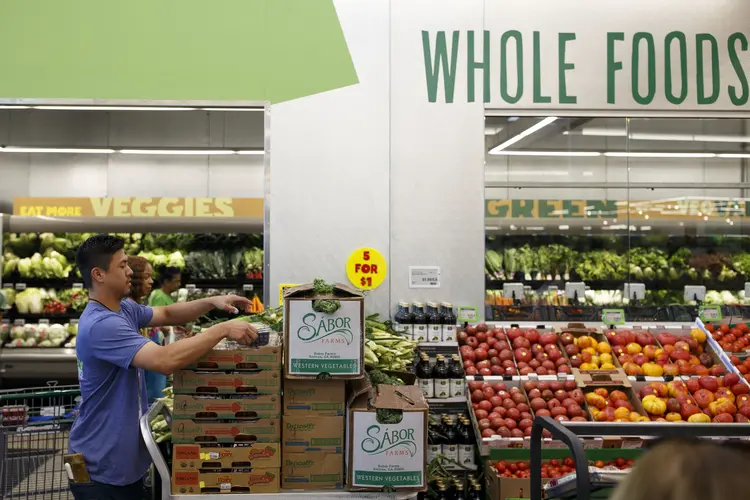 Whole Foods: a empresa está vendendo títulos pela primeira vez desde 2014 (Patrick T. Fallon/Bloomberg)
