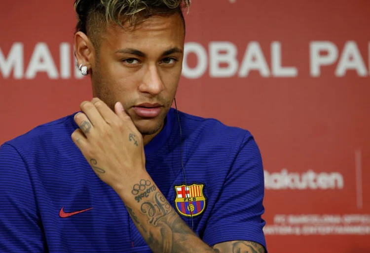 Neymar: o atacante brasileiro protagoniza a maior transação da história do futebol (Kim Kyung-Hoon/Reuters)