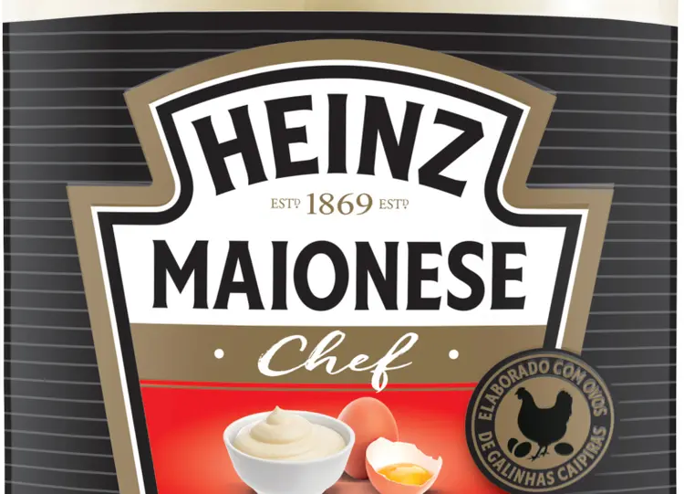 Maionese Heinz: nova embalagem de vidro (Heinz/Divulgação)