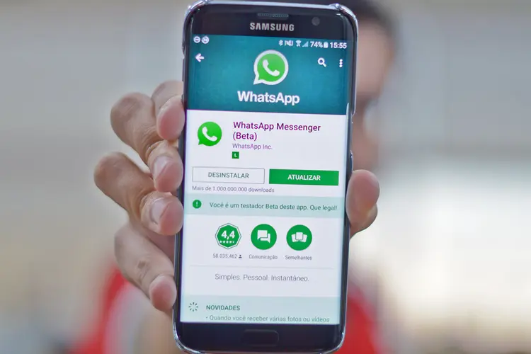 WhatsApp: empresas brasileiras já usam a nova API do serviço de mensagens (Gustavo Marcozzi/Site Exame)