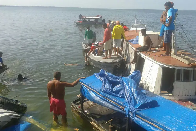 Pará: vinte e cinco pessoas foram resgatadas com vida (TV Liberal/Reprodução)