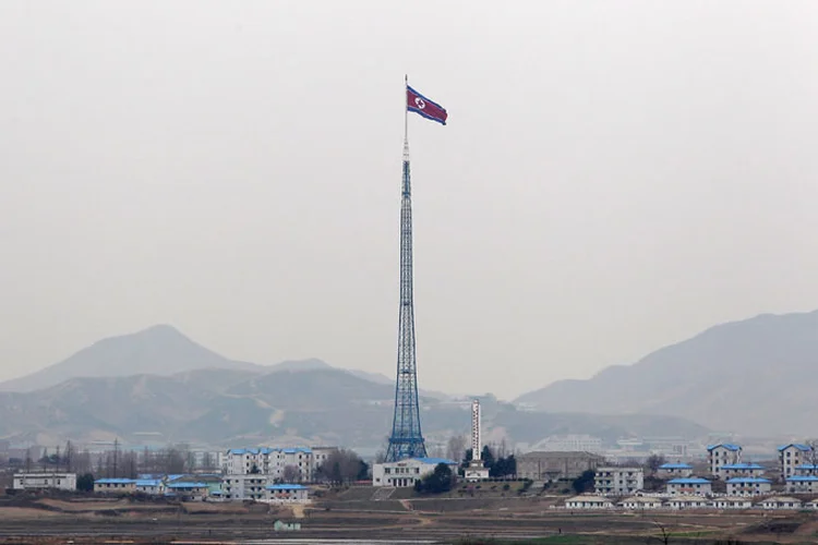 Coreia do Norte: os níveis de radioatividade no distrito passaram da média de 104,9 nanograys para 112,5 nanograys (Chung Sung-Jun/Getty Images)