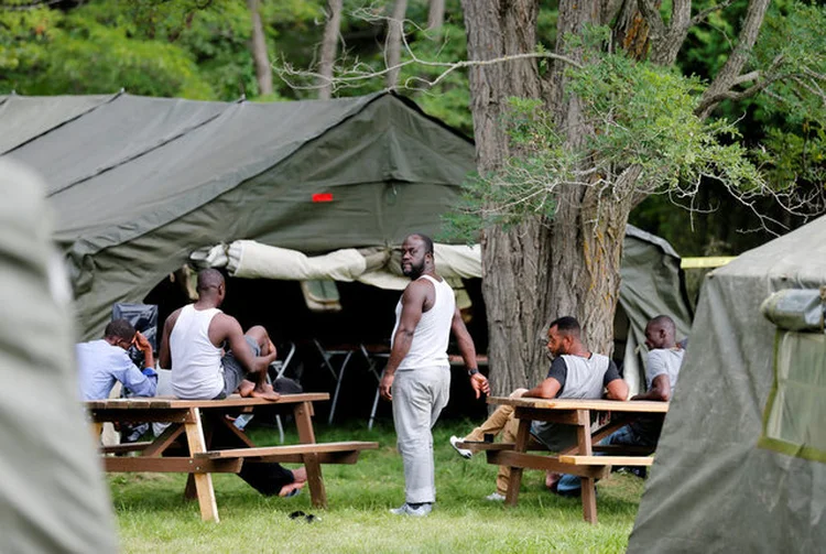 Canadá: país construiu campo para acolher crescente número de refugiados que buscam asilo no país (Christinne Muschi/Reuters)