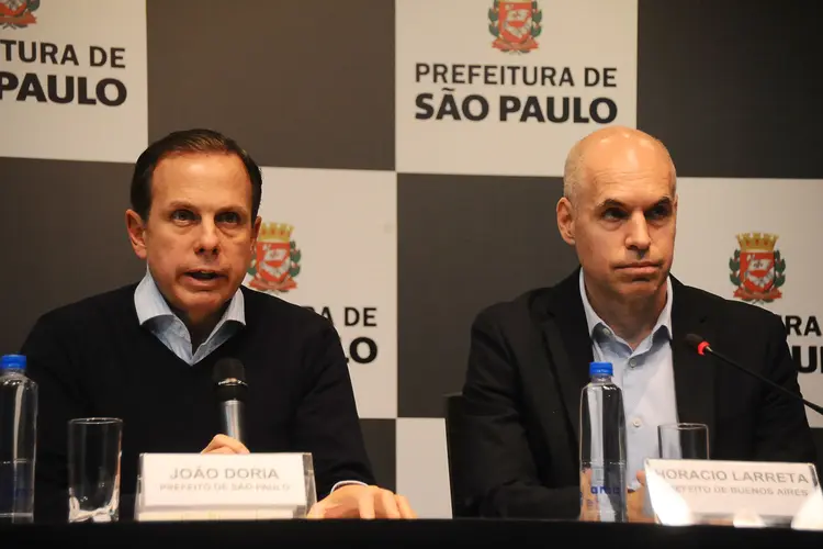 João Doria: "Apresentamos à comitiva de Buenos Aires um forte programa de privatizações" (Leon Rodrigues/SECOM/Divulgação)