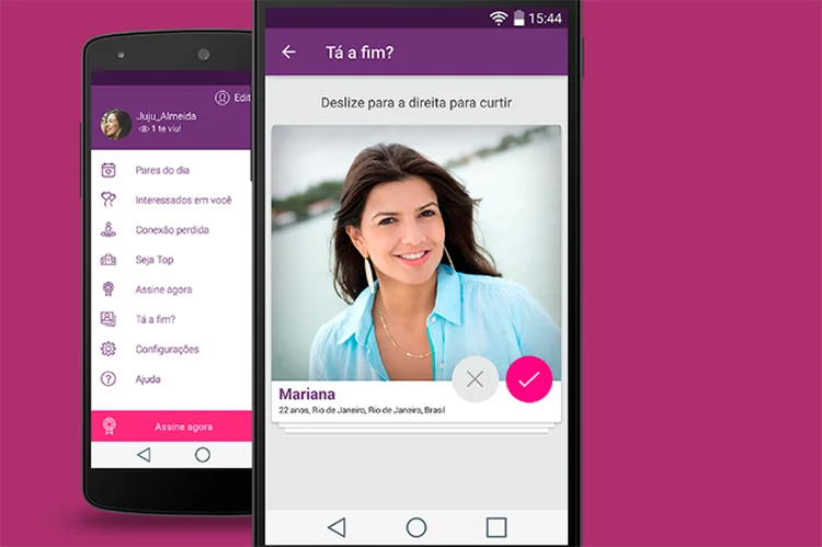 Femme: app Android conecta mulheres interessadas em relacionamento sério (Femme App/Reprodução)