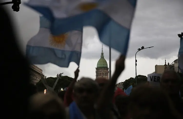 Argentina: o governo considera a reforma fundamental para se reduzir o déficit fiscal (Mario Tama/Getty Images)
