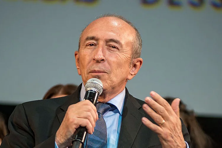 Gerard Collomb: disse que "a ameaça" de terrorismo "é grave em todos os países europeus" (Bruno Vigneron/Getty Images)