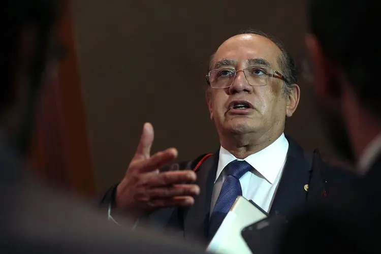 Gilmar Mendes: o ministro chamou de "tragédia" o grande número de partidos no Brasil (José Cruz/Agência Brasil)