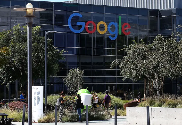 Google: uma das companhias que devem ser taxadas pelo volume de vendas na França (Justin Sullivan/Getty Images)