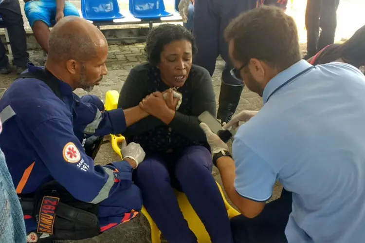 As vítimas estão sendo encaminhadas para a Unidade de Pronto Atendimento (UPA) de Mar Grande e para o Hospital do Subúrbio, em Salvador (Popular FM / O Bruto/Fotos Públicas)