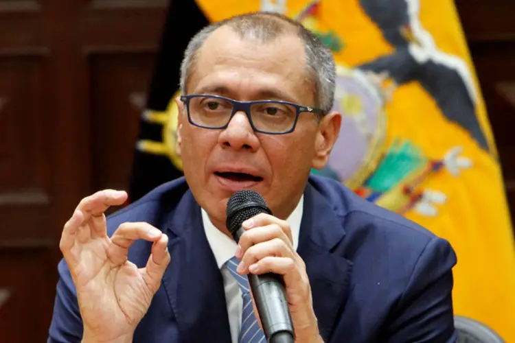 Jorge Glas: Glas ocupou o cargo de vice-presidente entre 2013 e 2017 (Daniel Tapia/Reuters)