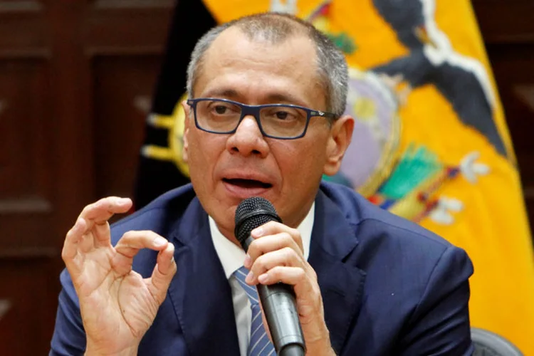 Jorge Glas: ex-vice-presidente foi responsável por setores estratégicos do Equador durante o governo de Rafael Correa (2007-2017) (Daniel Tapia/Reuters)