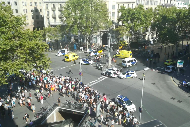 La Rambla, em Barcelona  (Concedido por Vinicius Scheidegger/Site Exame)