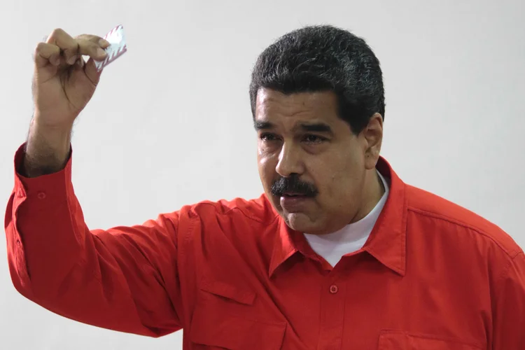 Nicolás Maduro: o presidente convocou Constituinte para "resolver o impasse político no país" (Miraflores Palace/Reuters)