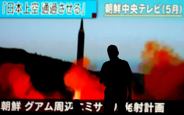 Mísseis: a solicitação do Ministério de Defesa japonês vem em meio a crescentes temores sobre a ameaça de mísseis da Coreia do Norte (Toru Hanai/Reuters)