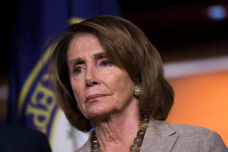 A democrata Nancy Pelosi também afirmou que os republicanos se uniriam aos democratas para se opor a um pacto comercial se o Brexit comprometer a paz na Irlanda do Norte (Drew Angerer/Getty Images)