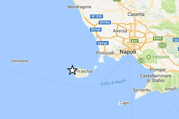 Terremoto: os serviços de bombeiros estão verificando os danos provocados pelo sismo (INGV/Reprodução)
