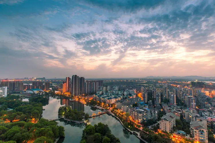 Vista de Fuzhou, na China: país é destaque em inovação (iStock/Thinkstock)