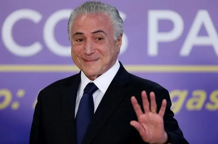 Michel Temer: presidente declarou estar "revigorado" com o desempenho da economia no Brasil (Adriano Machado/Reuters)