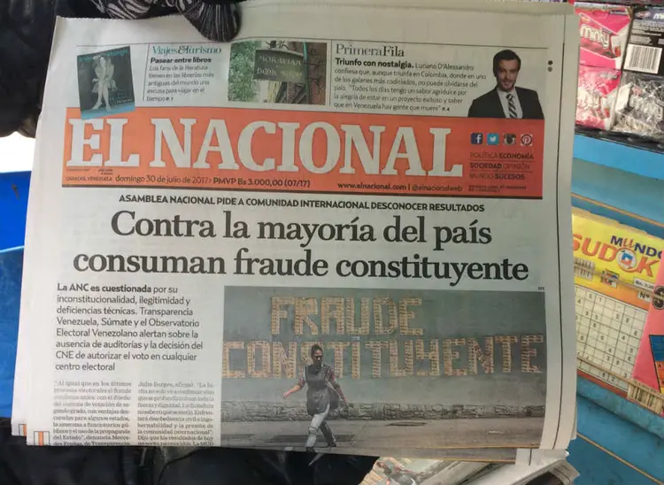 El Nacional: "Eu quero pensar que isso é uma pausa", disse a editora-chefe do jornal (Lourival Sant'Anna/Exame)