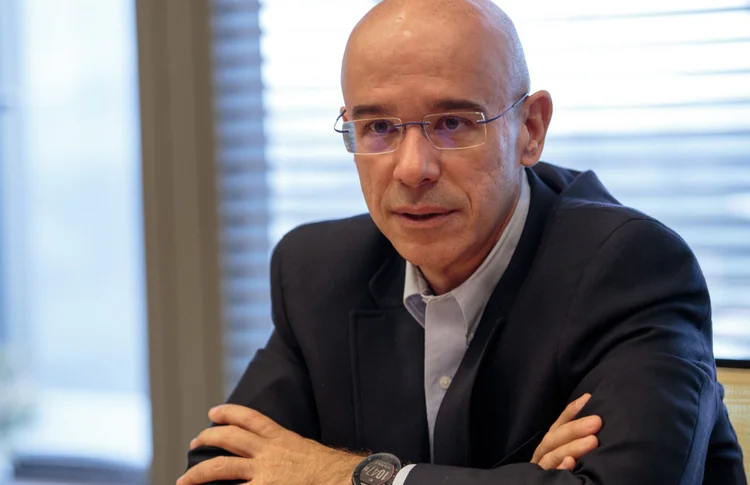 Sérgio Rial, presidente do Santander Brasil: banco espera crescer nos financiamentos de agronegócios e de veículos (Patricia Monteiro/Bloomberg)