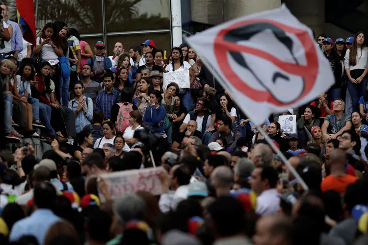 Protestos na Venezuela: mobilização pretende denunciar a "ilegitimidade" da Assembleia Constituinte (Ueslei Marcelino/Reuters)