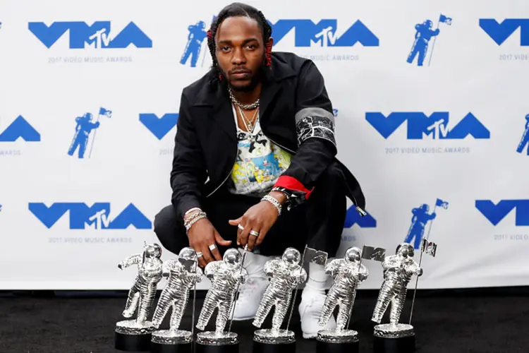 Kendrick Lamar: ele ganhou o prêmio de melhor vídeo do ano com "Humble" (Danny Moloshok/Reuters)