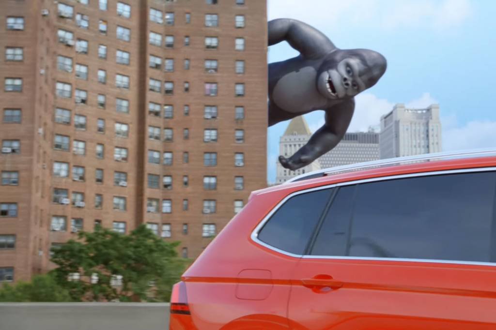 King Kong se apaixona por carro em comercial da Volkswagen