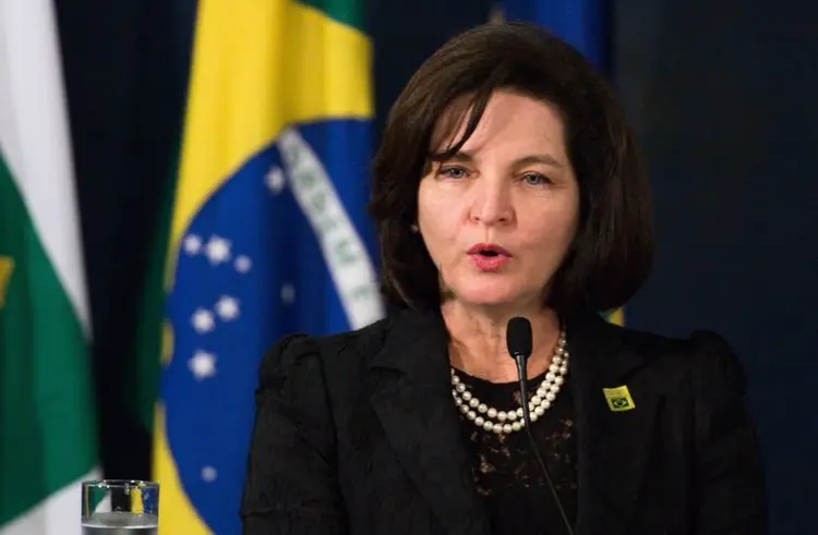 Raquel Dodge, procuradora-geral da República, durante cerimônia de posse  (Marcelo Camargo/Agência Brasil)