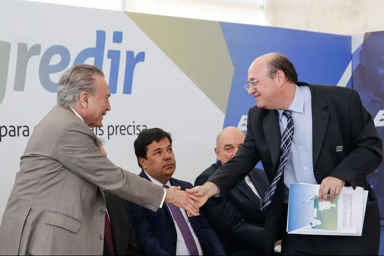 Michel Temer e Ilan Goldfajn fazem reunião nesta terça-feira (Marcos Corrêa/PR/Agência Brasil)