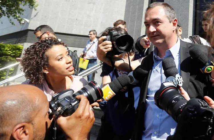 Joesley Batista foi ouvido nesta sexta-feira em audiência de custódia pelo juiz João Batista Gonçalves (Leonardo Benassatto/Reuters)