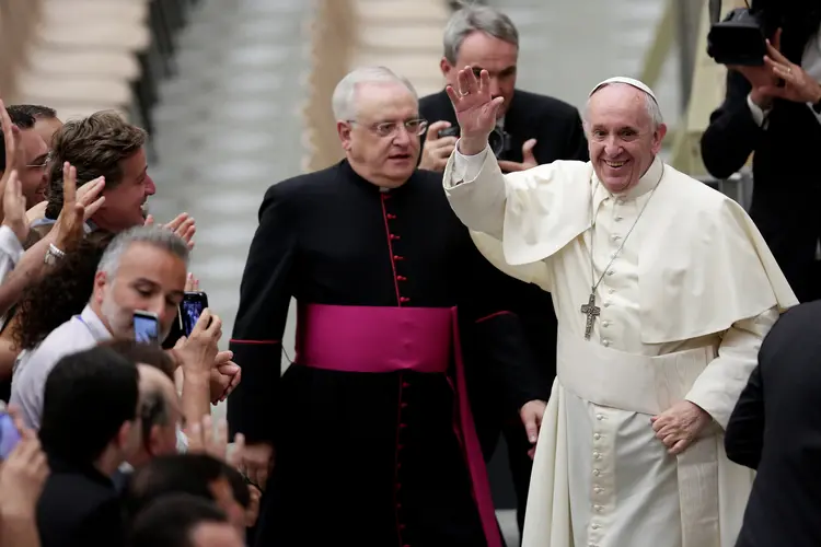 Papa Francisco: mensagem conjunta dos líderes religiosos não foi dirigida a nenhum líder mundial específico (Yara Nardi/Reuters)