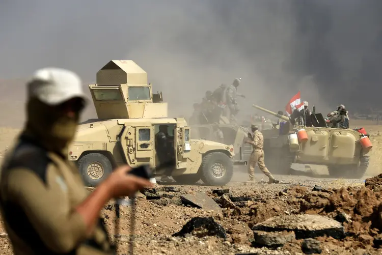 Iraque: uma ofensiva militar foi iniciada na semana passada para recuperar a comarca de Hauiya e outras no norte e no oeste do país (Thaier Al-Sudani/Reuters)