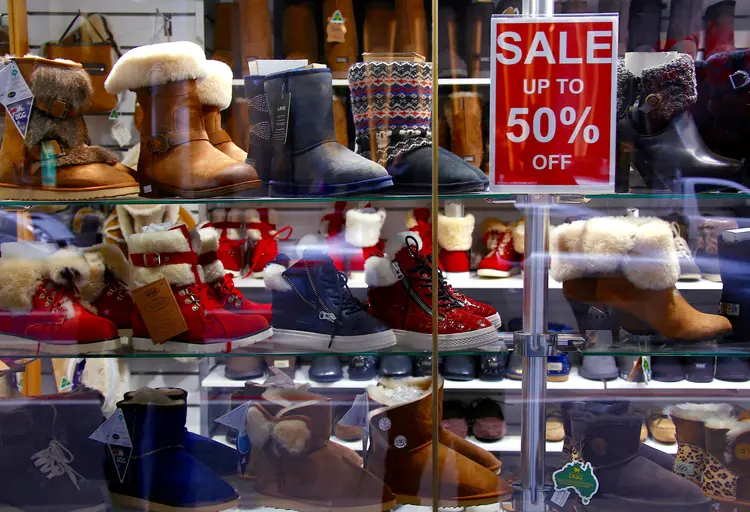 Varejo: as vendas caíram 0,2% no mês passado (David Gray/Reuters)