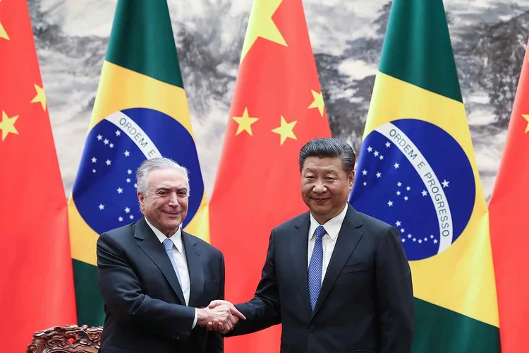 TEMER E XI JINPING: volta deiagem à China pode ser antecipada, dependendo de quando Rodrigo Janot apresentar a denúncia contra o presidente  / REUTERS/Lintao Zhang/Pool