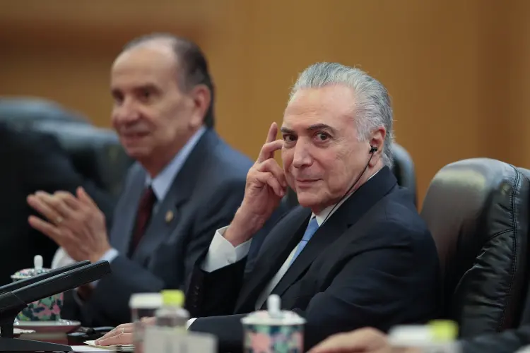 Presidente Michel Temer durante visita à China (Lintao Zhang/Pool/Reuters)