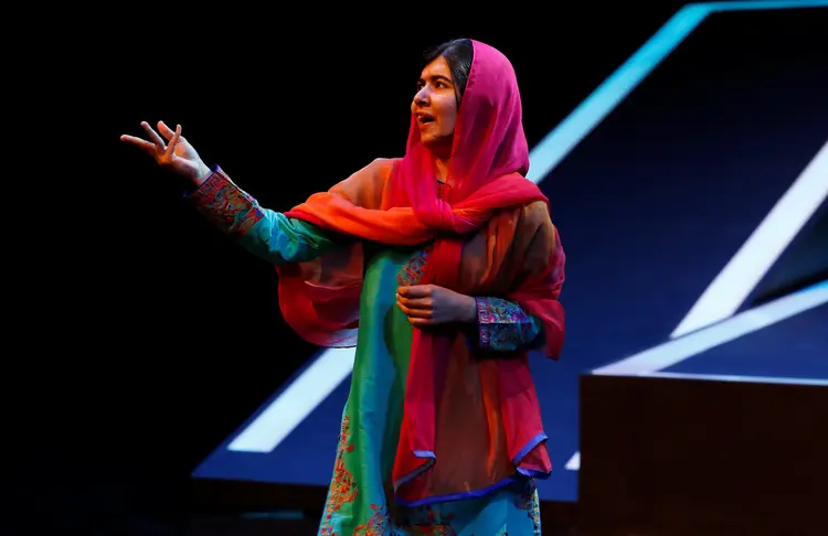 Malala: "Quando dispararam contra mim, no hospital tudo foi muito difícil, mas o apoio das pessoas me deu coragem" (Ginnette Riquelme/Reuters)